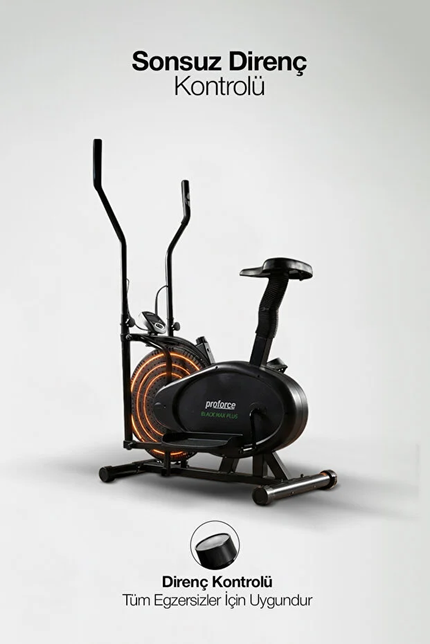 Proforce Eliptik Bisiklet Blackway(110 Kg Kapasiteli)